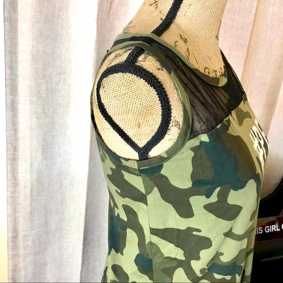 Camouflage Midi Dress Women’s Small NWT - Picture 12 of 13